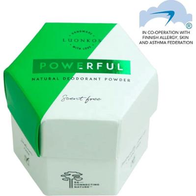 Luonkos Powerful Natural Deodorant Powder, Scent-Free, Forest Microbes