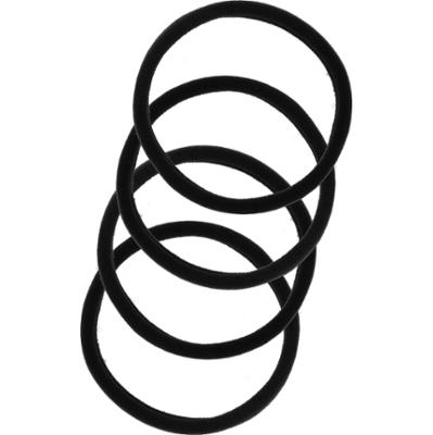 By Lyko 4-pack Soft Hair Ties Black