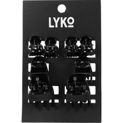 By Lyko Hair Clips 8 pcs Czarne