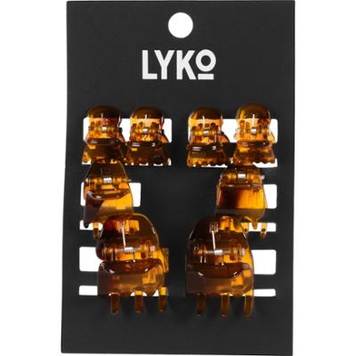 By Lyko Brązowe klamry do włosów Brązowe