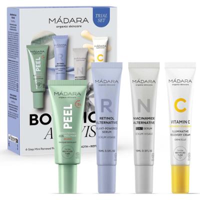 Mádara Botanic Activist 4-Step Mini Renewal Routine Set