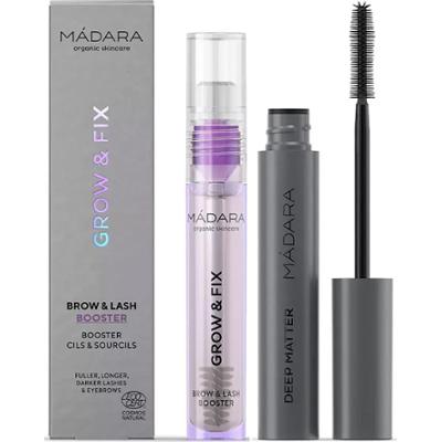 Mádara Bundle Grow & Fix Brow & Lash Booster 4,25ml & DEEP MATTER Bold