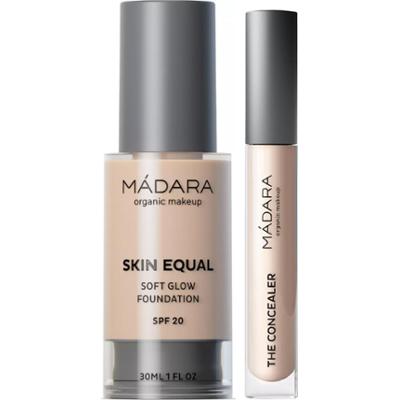 Mádara Bundle Skin Equal Foundation #10 Porcelain 30ml & The Concealer