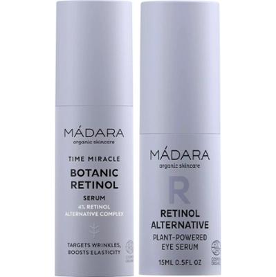 Mádara RETINOL ALTERNATIVE Bundle Plant-Powered Serum 30ml & Eye Serum