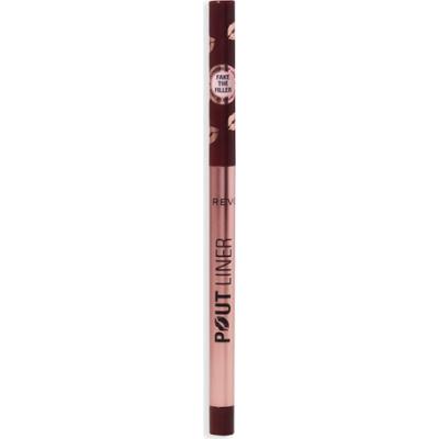Revolution Beauty London Pout Plumping Lip Liner Deepest Mauve