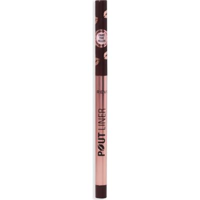 Revolution Beauty London Pout Plumping Lip Liner Espresso Cool Brown