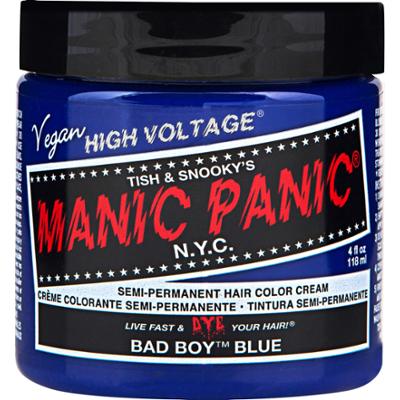 Manic Panic Semi-Permanent Hair Color Cream Bad Boy Blue