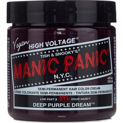 Manic Panic Semi-Permanent Hair Color Cream Deep Purple Dream