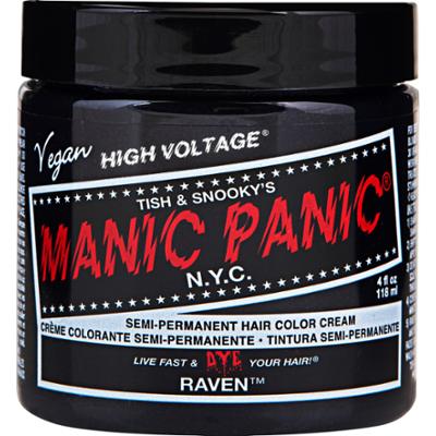 Manic Panic Semi-Permanent Hair Color Cream Raven