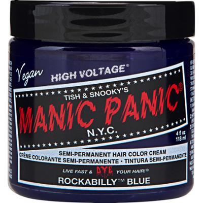 Manic Panic Semi-Permanent Hair Color Cream Rockabilly Blue