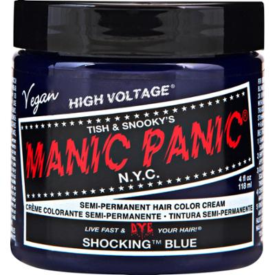 Manic Panic Semi-Permanent Hair Color Cream Shocking Blue