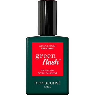 Manucurist Green Flash Gel Polish - lakier do paznokci Red Coral