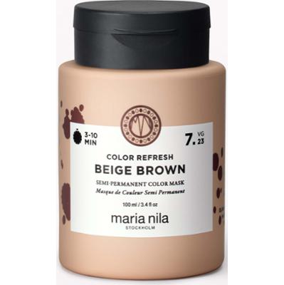 maria nila Colour Refresh Semi-Permanent Color Mask 7.23 Beige Brown
