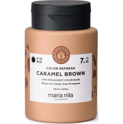 maria nila Colour Refresh Semi-Permanent Color Mask 7.35 Caramel Brown
