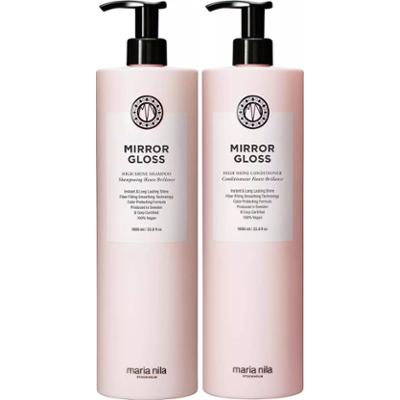 maria nila Mirror Gloss Bundle Shampoo 1000 ml & Conditioner 1000 ml
