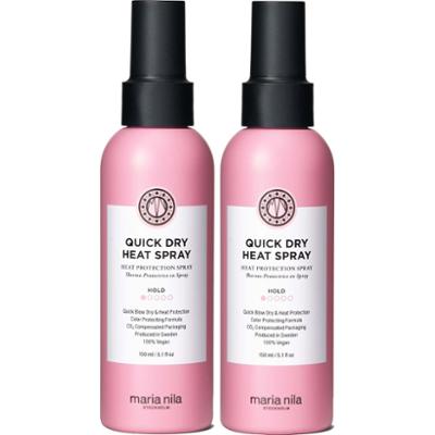 maria nila Style & Finish Quick Dry Heat Spray 150 ml x 2
