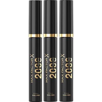 Max Factor Bundle 2000 Calorie Mascara 001 Black 9 ml x 3
