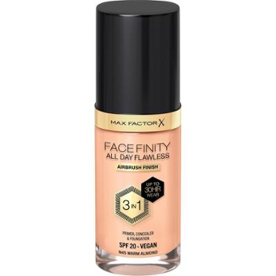 Max Factor Facefinity All Day Flawness 3in1 Liquid Foundation 45 Warm