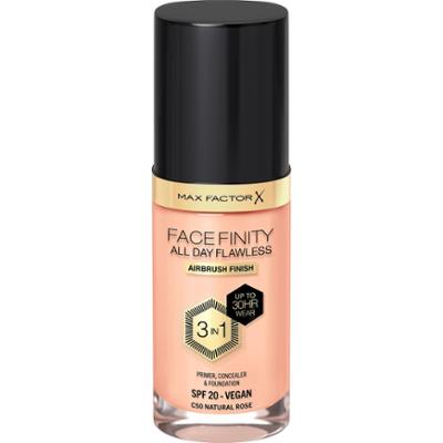 Max Factor Facefinity All Day Flawness 3in1 Liquid Foundation C50 Natu