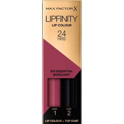 Max Factor Lipfinity 2-Step Long Lasting Lipstick 330 Essentail Burgun