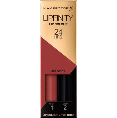 Max Factor Lipfinity 2-Step Long Lasting Lipstick 070 Spicy