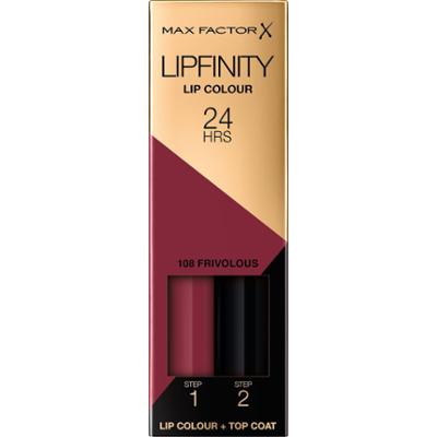 Max Factor Lipfinity 2-Step Long Lasting Lipstick 108 Frivolous