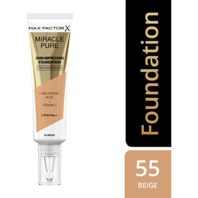 Max Factor Miracle Pure Skin Improving Foundation 55 Beige