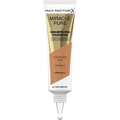 Max Factor Miracle Pure Skin Improving Foundation 82 Deep Bronze