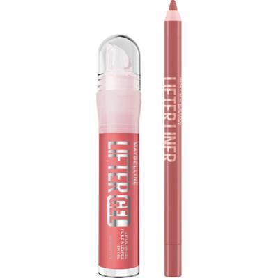 Maybelline New York Lifter Lip Bundle Liner 07 Big Lift + Gel 06 Straw