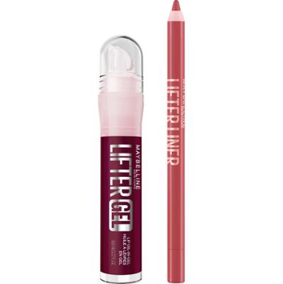 Maybelline New York Lifter Lip Bundle Liner 09 Peaking + Gel 08 Berry