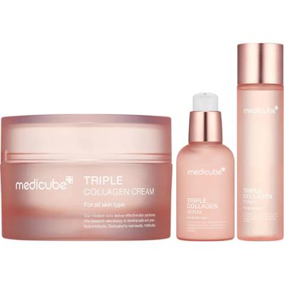 Medicube Triple Collagen 4.0 Bundle Cream 50 ml Serum 55 ml Toner 140