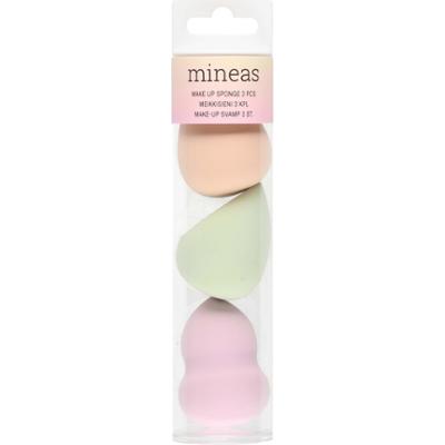 Mineas Make Up Sponges In Tube 3 Pcs Multicolored
