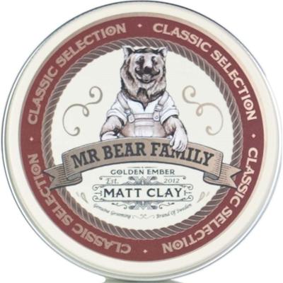 Mr Bear Family Golden Ember Pomade Matt Clay 100 ml