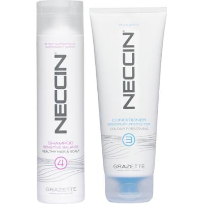 Neccin No.4 Sensitive Balance Shampoo 250 ml & No.3 Dandruff Protector