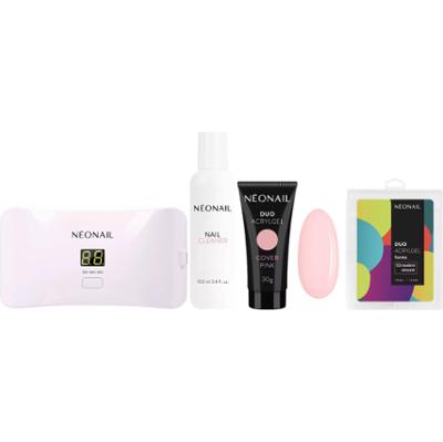 NEONAIL Nail Extention Kit With Duo Acrylgel Cover Pink & Modern Almon