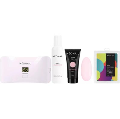 NEONAIL Nail Extention Kit With Duo Acrylgel Natural Pink & Modern Alm