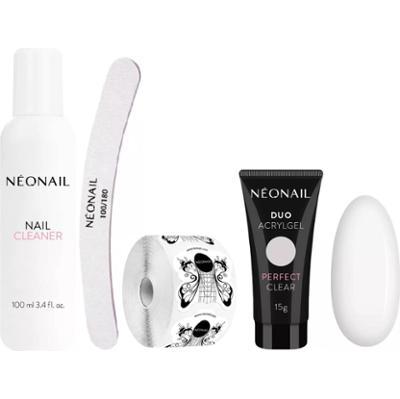 NEONAIL Nail Extention Kit With Duo Acrylgel Perfect Clear