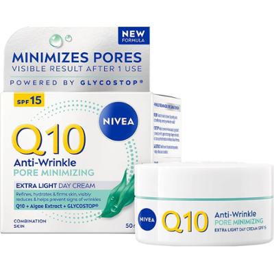 NIVEA Q10 Anti-Wrinkle Pore Minimising Extra Light Day Cream 50 ml