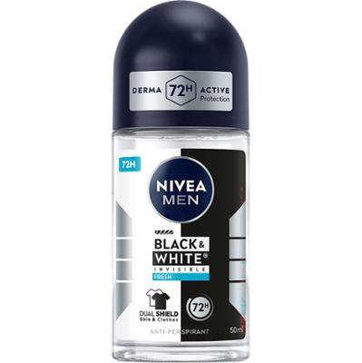 NIVEA Antyperspirant Deo Black & White Fresh Roll‑On 50 ml