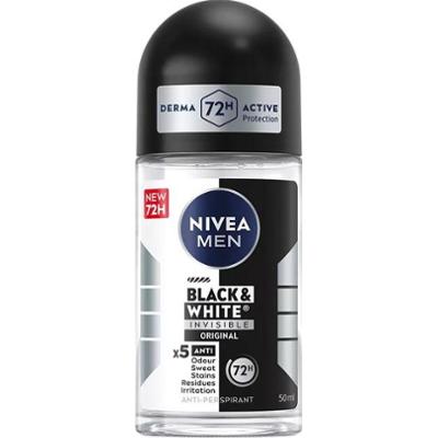 NIVEA MEN Antiperspirant Deo Black & White Original Roll on 50 ml