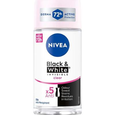 NIVEA Antiperspirant Deo Roll on Black & White Original  50 ml