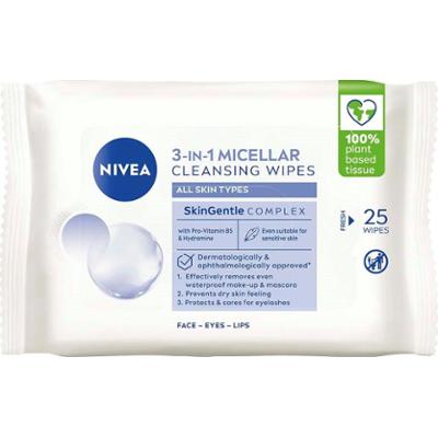 NIVEA 3-in-1 Micellar Cleansing Wipes 25 szt.