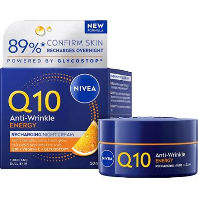 NIVEA Q10 Energy Recharging Night Cream 50 ml