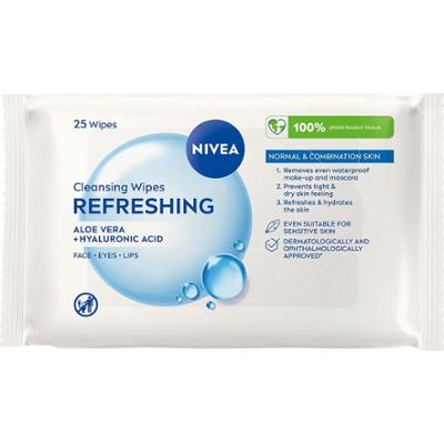 NIVEA 3-in-1 Refreshing Cleansing Wipes