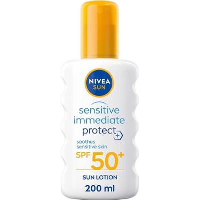 NIVEA SUN Sensitive Immediate Protect Soothing Sun Lotion SPF50+ 200 m