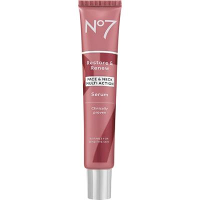 No7 Restore & Renew Multi Action Face & Neck Serum 30 ml