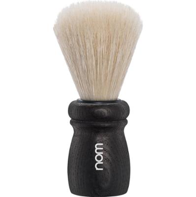 NOM ALFRED Shaving Brush Natural Bristle Black Ash