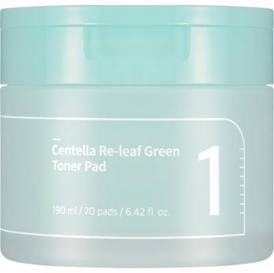 numbuzin No.1 Centella Re-Leaf Green Toner Pad (70 pads) 190 ml