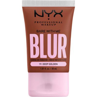 NYX PROFESSIONAL MAKEUP Bare With Me Blur Tint Foundation 19 Deep Gold