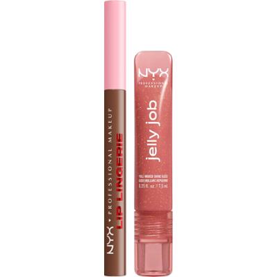 NYX PROFESSIONAL MAKEUP Lip Power Pair Set Lip Lingerie Liner Stain 06